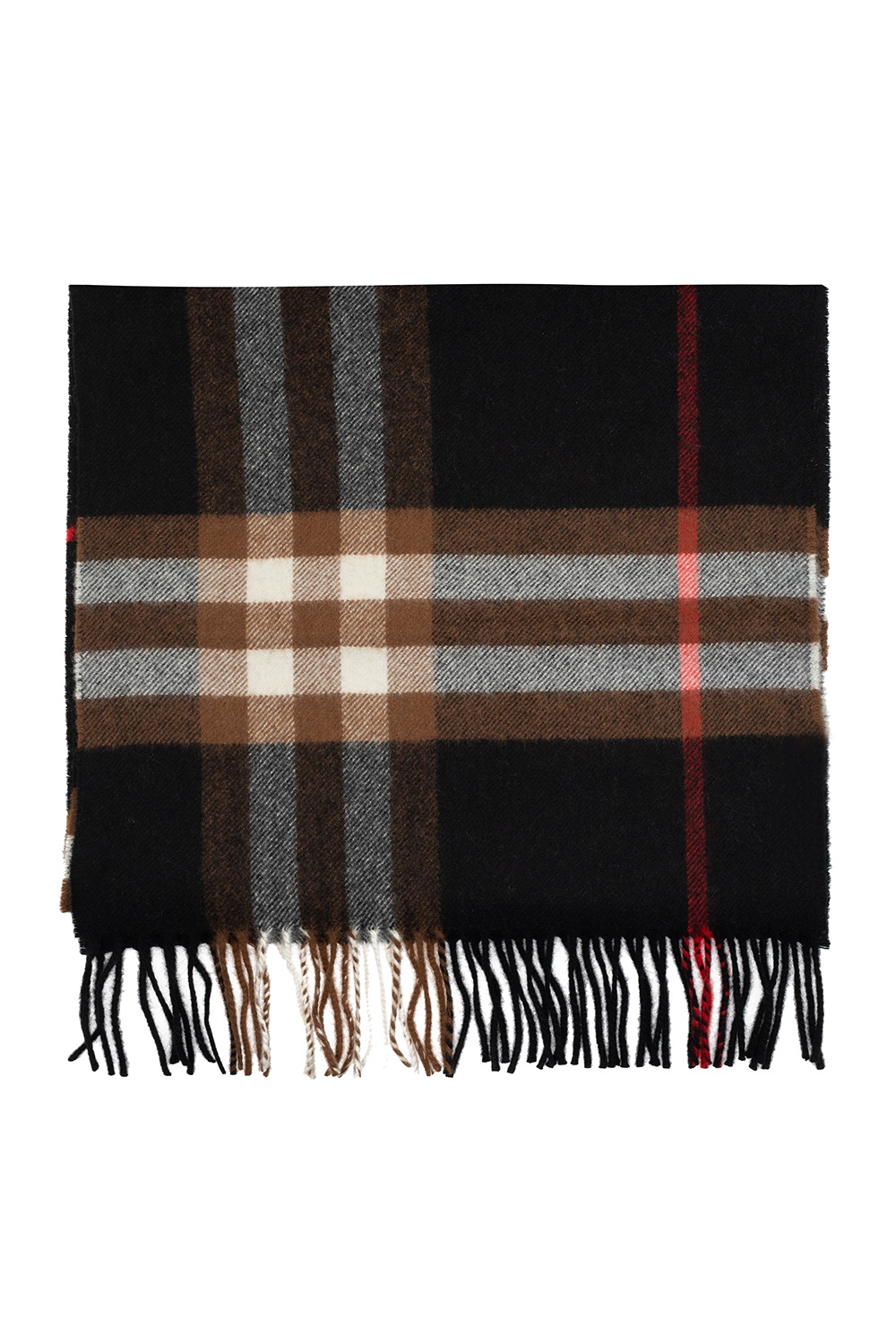 cloak with sleeves burberry scarf black SchaferandweinerShops Canada Patterned scarf Burberry